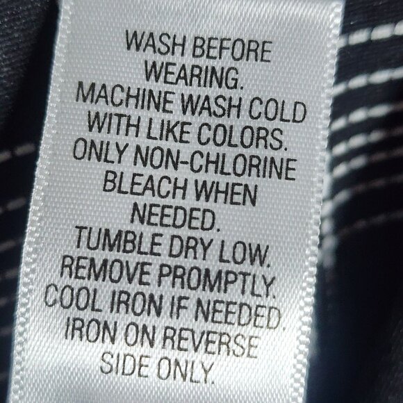 Croft & Barrow Top Womens Size XXL Black White Plaid Look 3/4 Sleeve Pullover - Picture 7 of 7